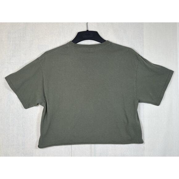 Official Smokey The Bear Prevent Forest Wildfire Classic Logo Cropped T-Shirt LG - Picture 10 of 16